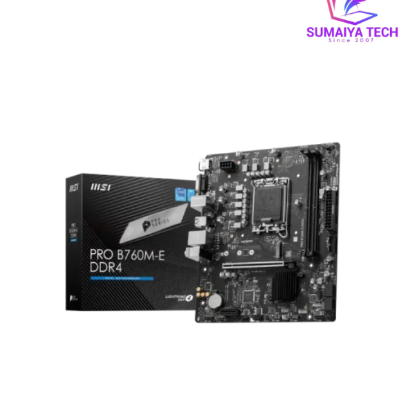 MSI PRO B760M-E DDR4 mATX Motherboard