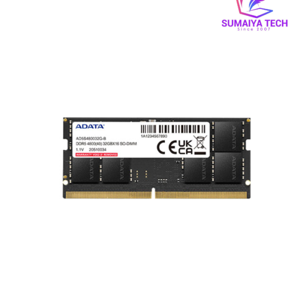 Adata 32GB DDR5 4800 BUS Laptop RAM