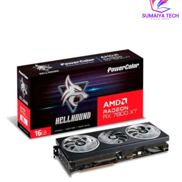 PowerColor Hellhound AMD Radeon RX 7800 XT 16GB GDDR6 Graphics Card