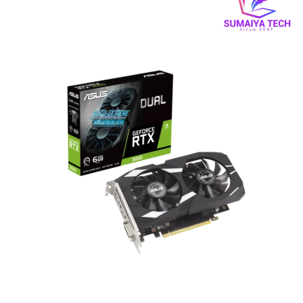 ASUS Dual GeForce RTX 3050 6GB GDDR6 Graphics Card